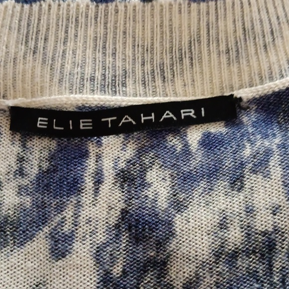 Elie Tahari silk cashmere light cardigan - Picture 4 of 5